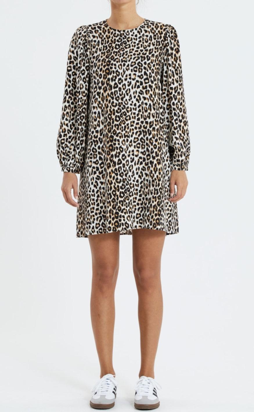 Lollys Laundry Kjole - Carla - Leopard Print