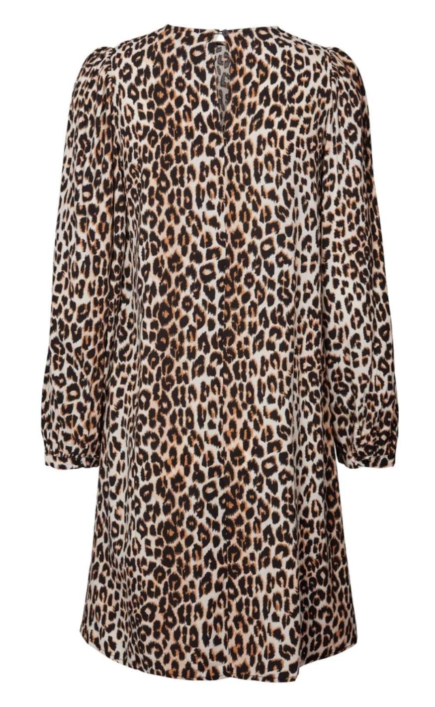 Lollys Laundry Kjole - Carla - Leopard Print