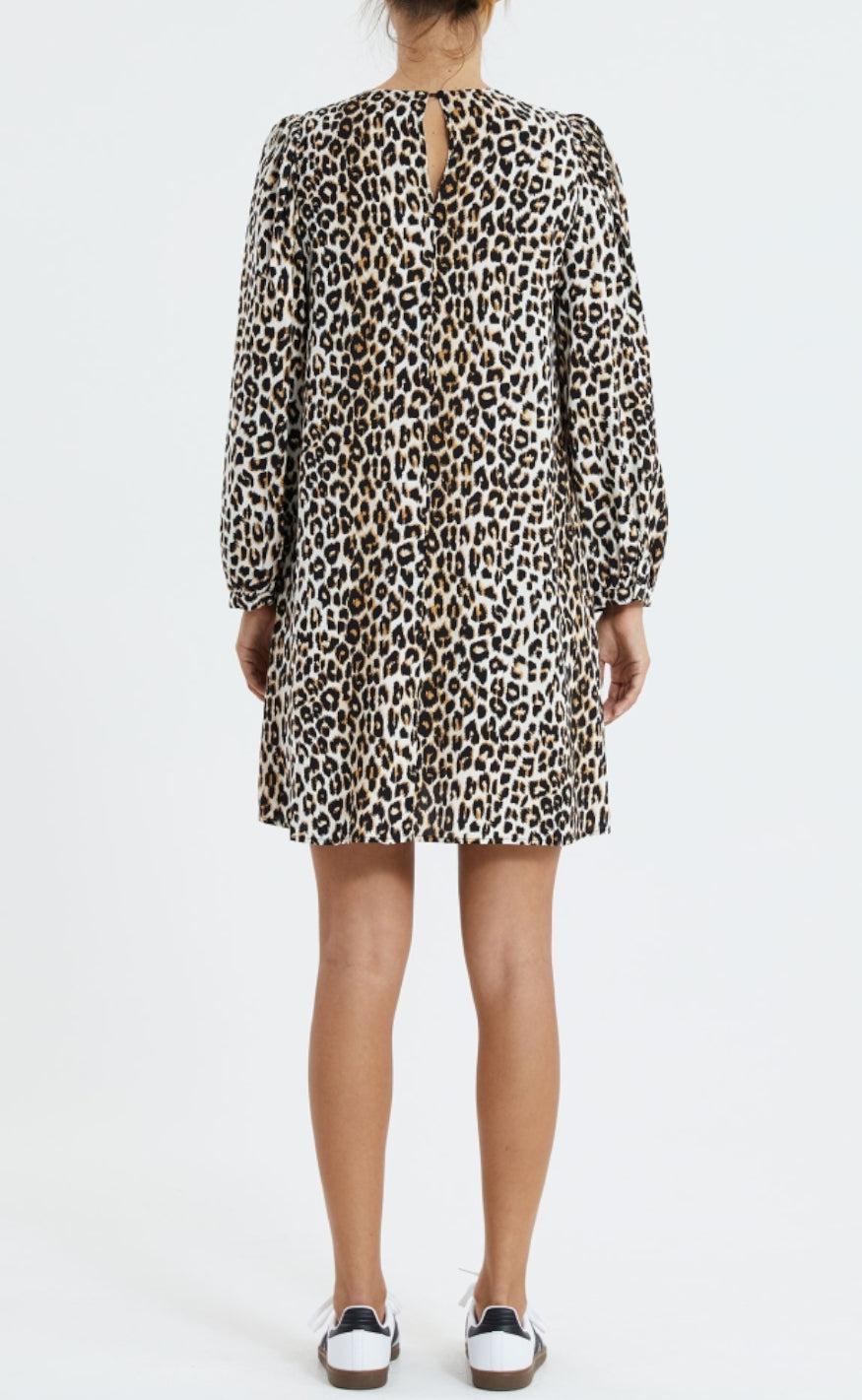 Lollys Laundry Kjole - Carla - Leopard Print