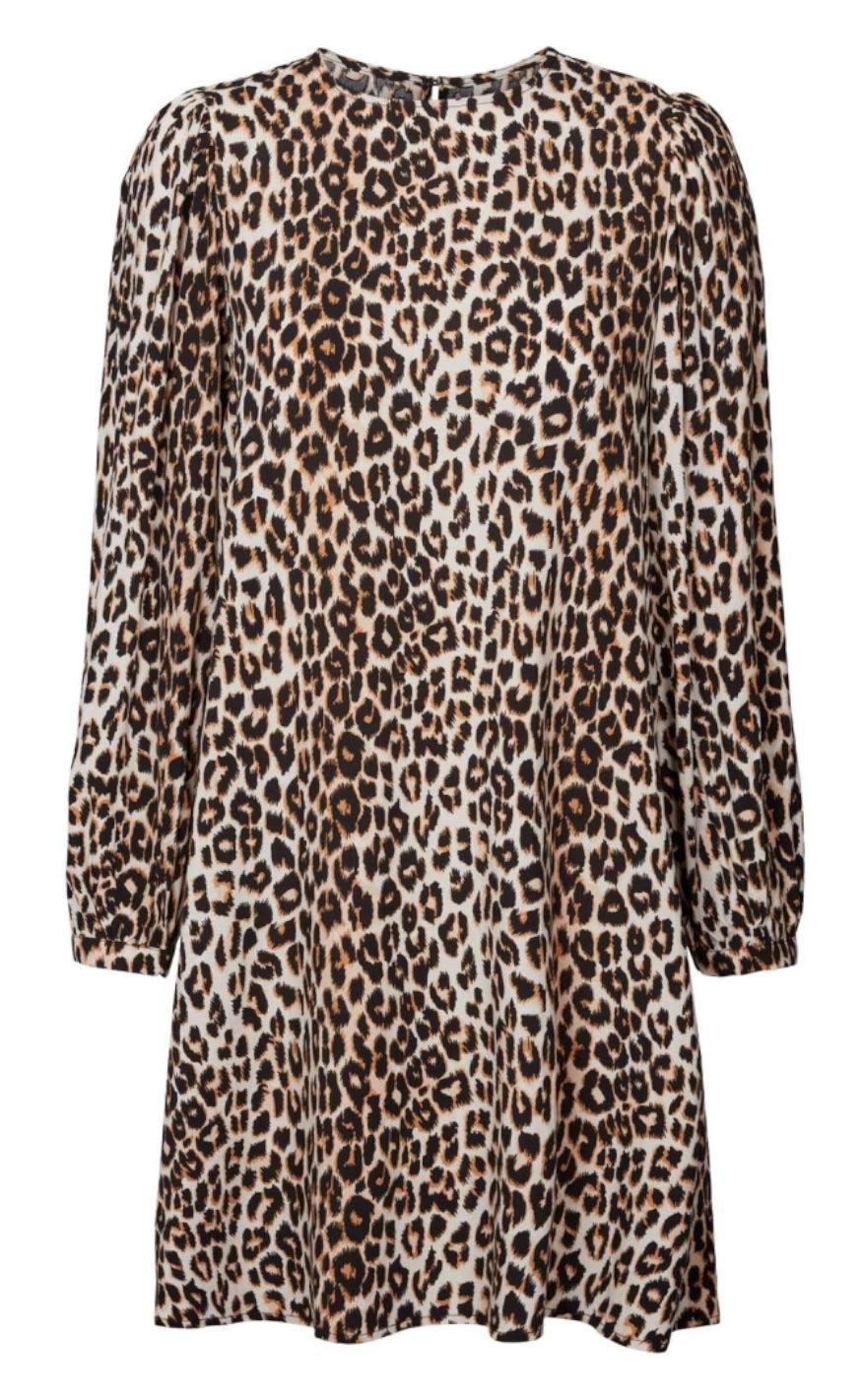 Lollys Laundry Kjole - Carla - Leopard Print
