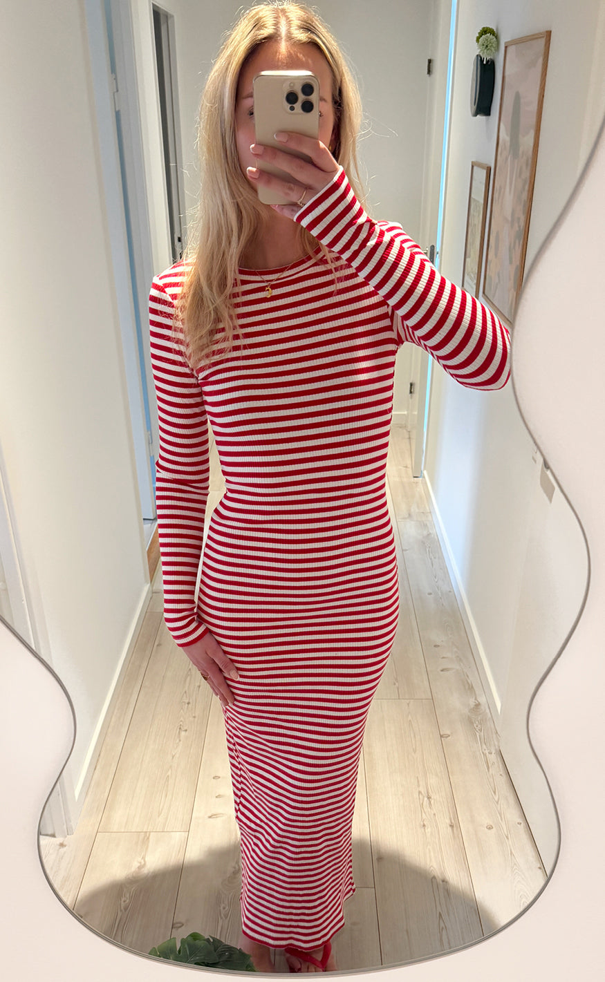 Lollys Laundry Kjole - Christina Maxi - Red