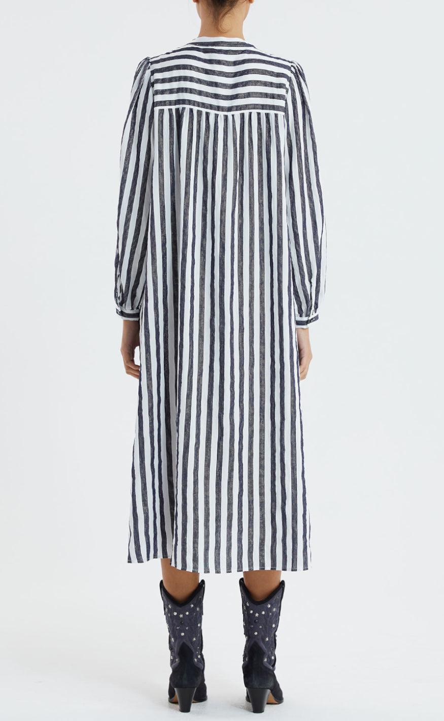 Lollys Laundry Kjole - Jess - Dark Blue