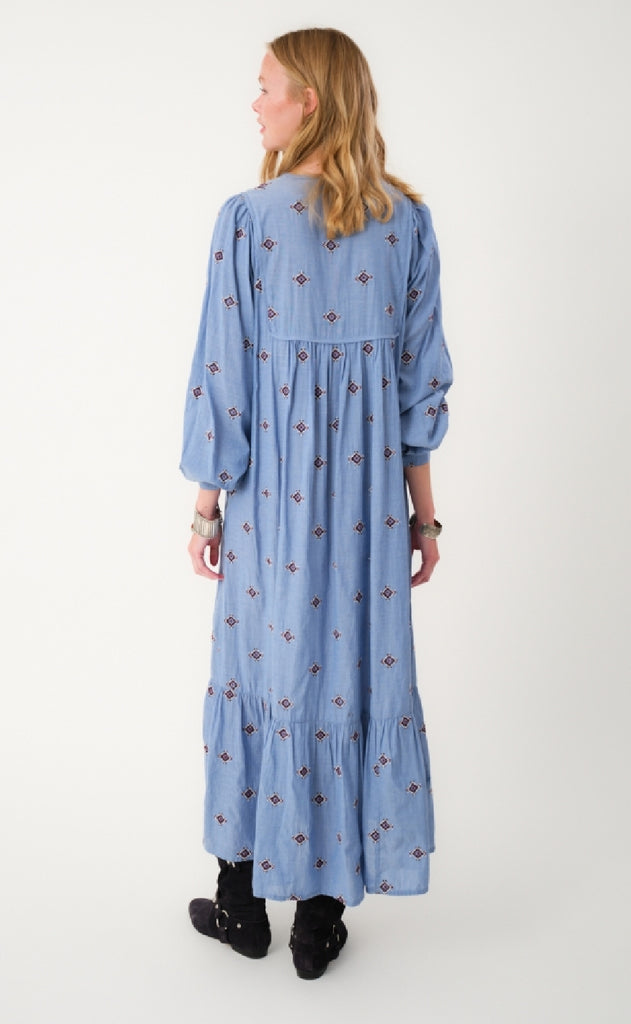 Lollys Laundry Kjole - Latour LL - Light Blue