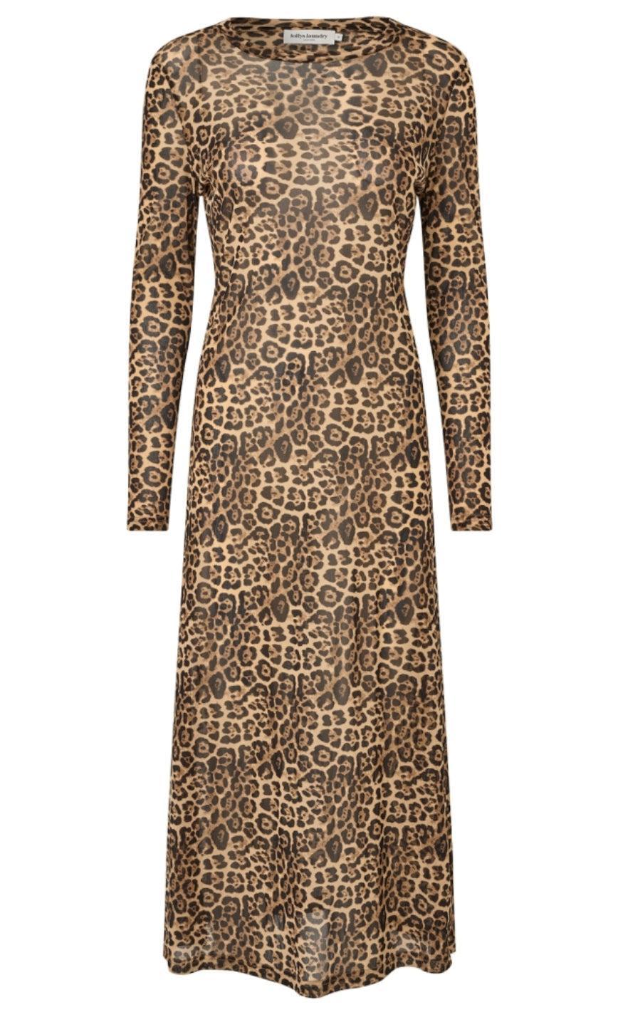 Lollys Laundry Kjole - Logan Maxi - Leopard Print