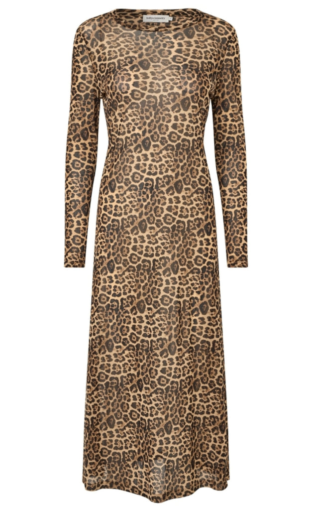 Lollys Laundry Kjole - Logan Maxi - Leopard Print