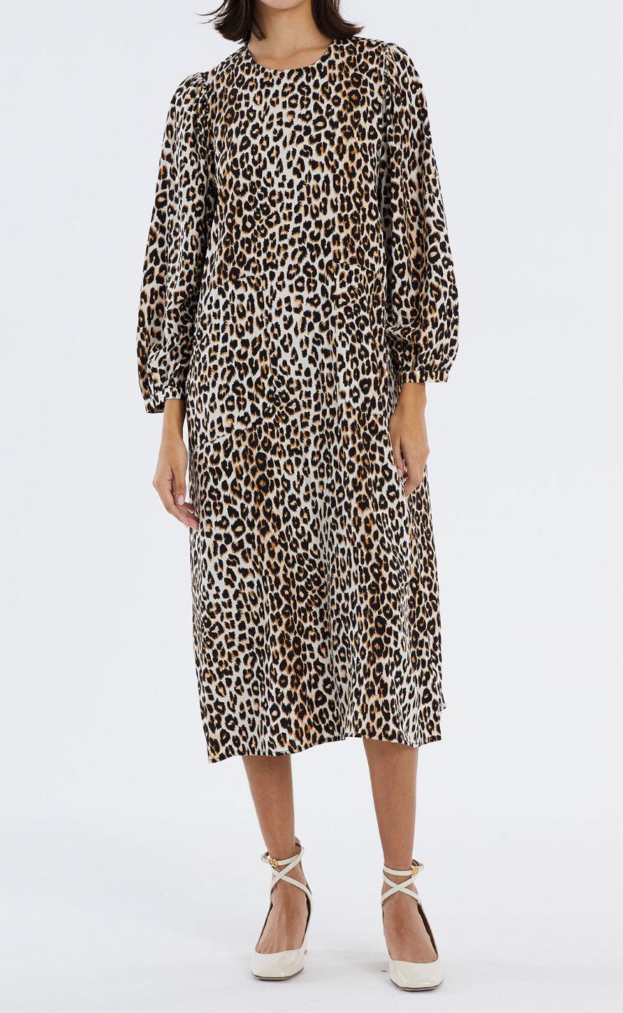 Lollys Laundry Kjole - Lucas - Leopard Print