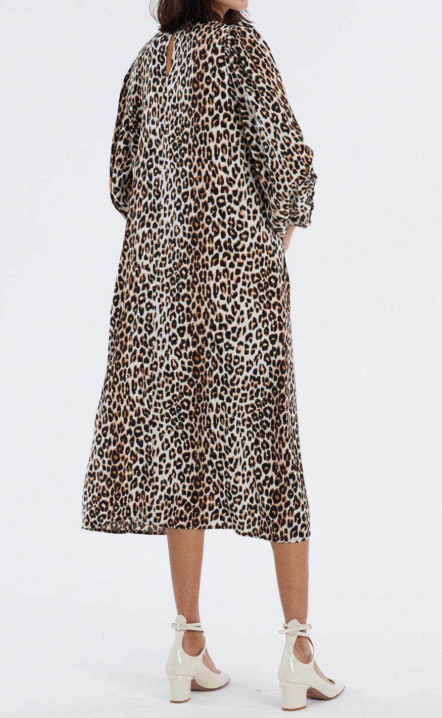 Lollys Laundry Kjole - Lucas - Leopard Print