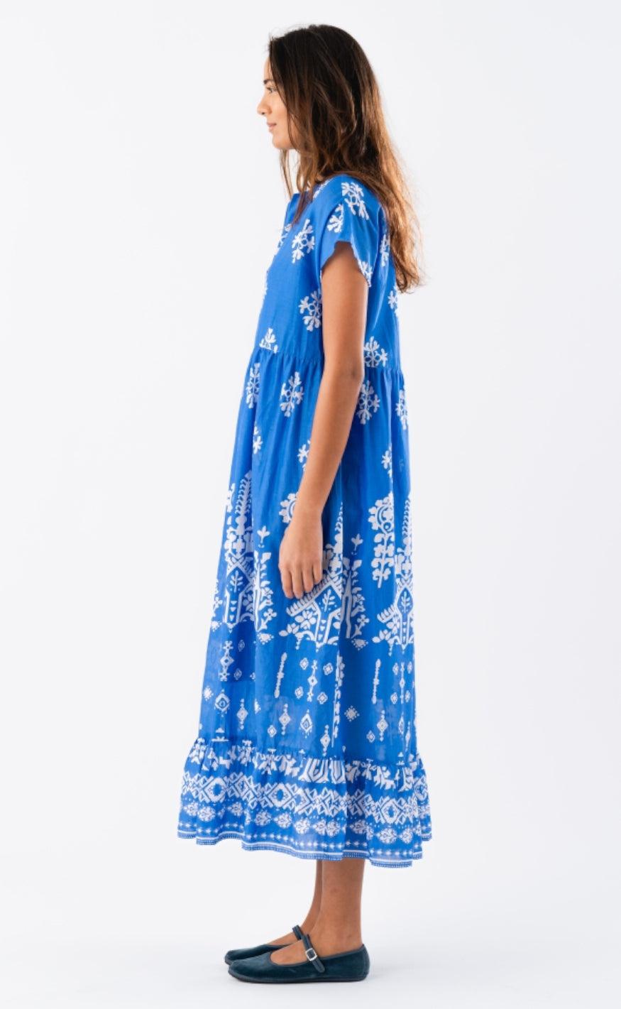 Lollys Laundry Kjole - Mackay - Blue