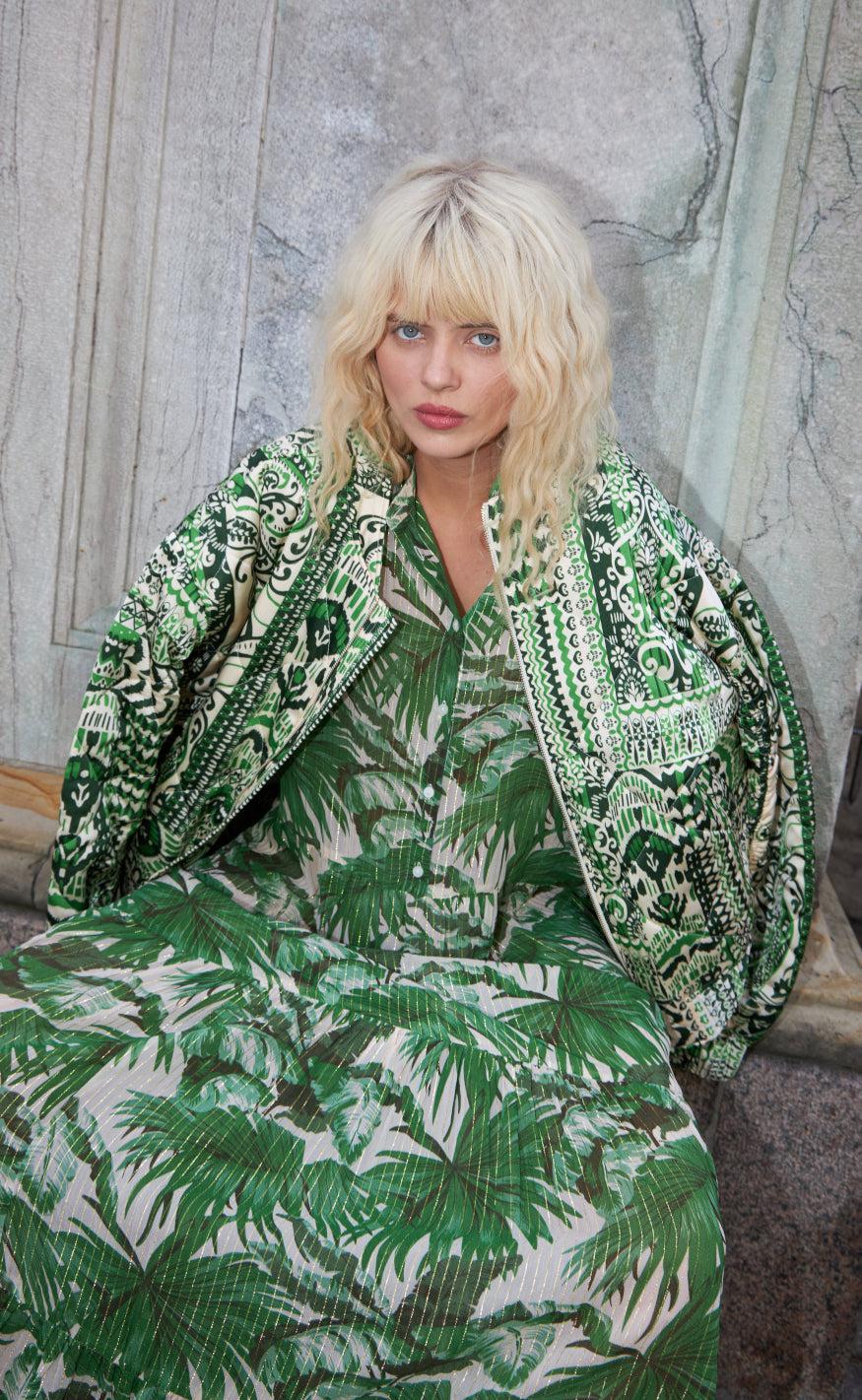 Lollys Laundry Kjole - Nee - Green
