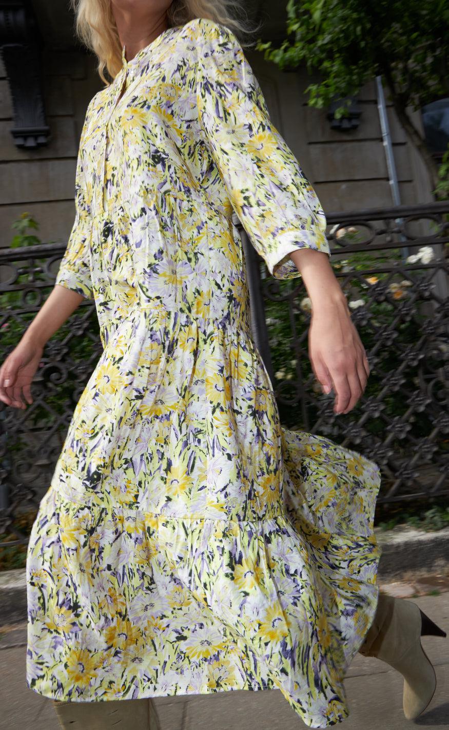 Lollys Laundry Kjole - Olivia - Flower Print