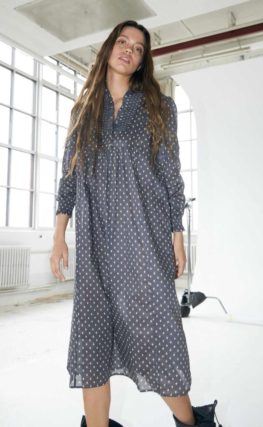 Lollys Laundry Kjole - Sagi LL - Dark Blue