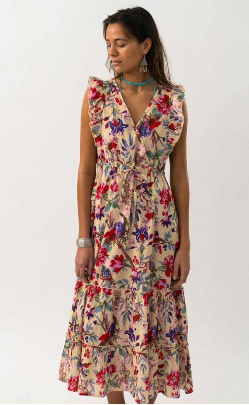 Lollys Laundry Kjole - Samo - Flower Print