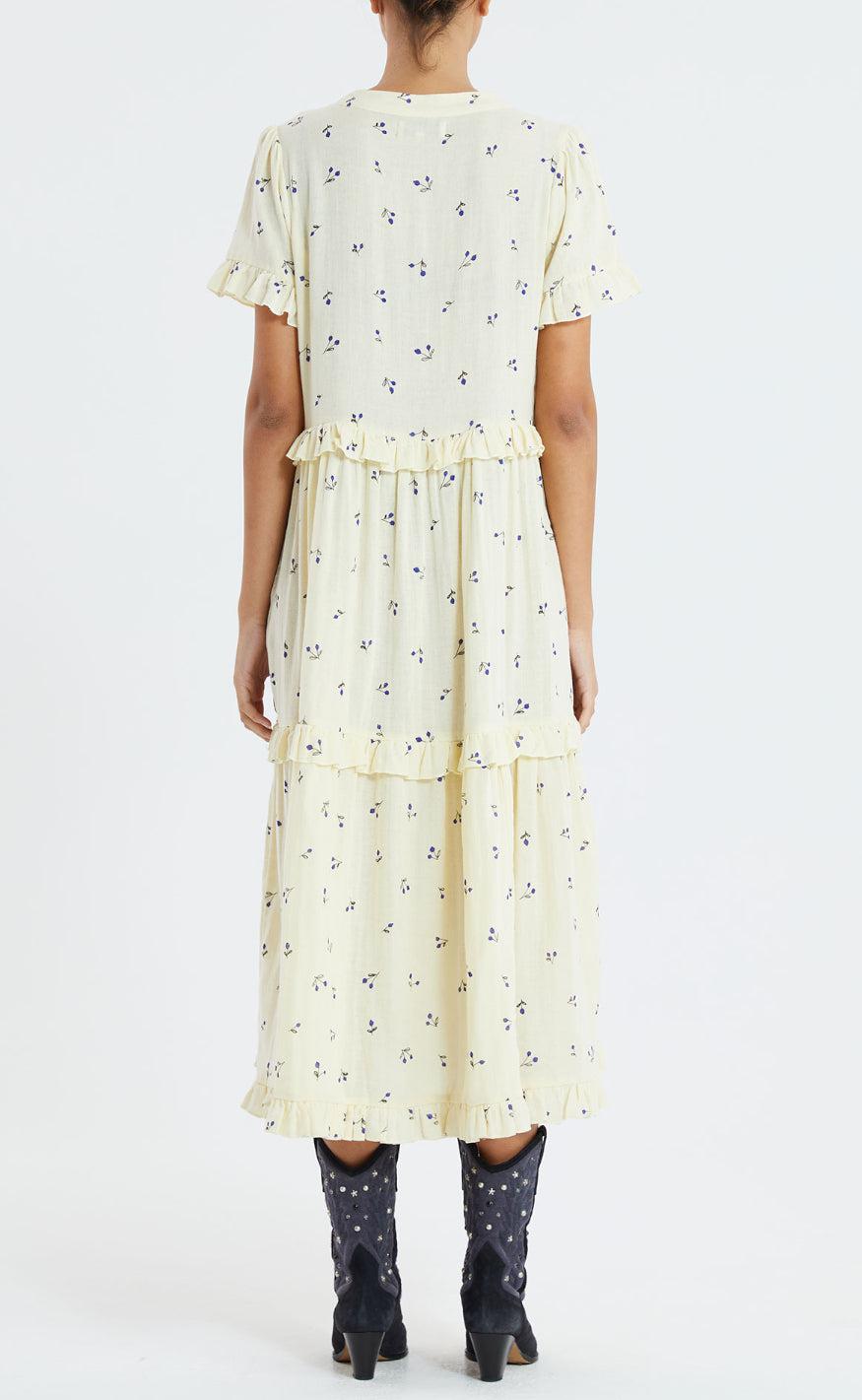 Lollys Laundry Kjole - Suzie - Blue