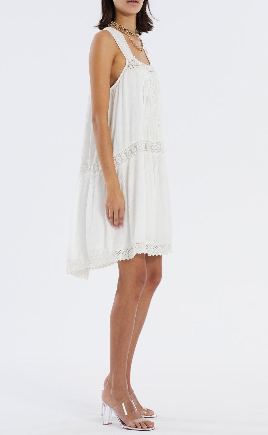Lollys Laundry Kjole - Tully - Creme