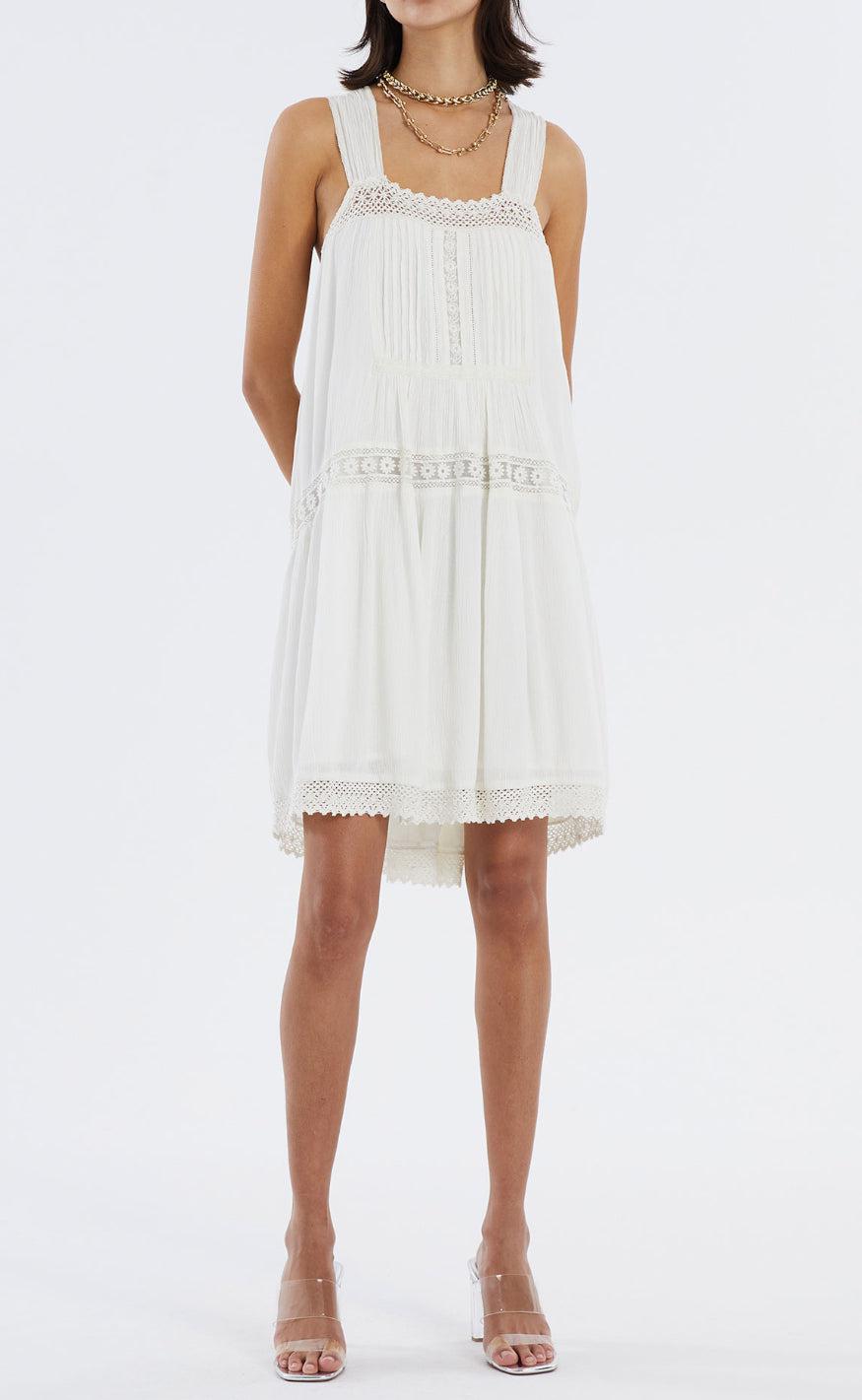 Lollys Laundry Kjole - Tully - Creme