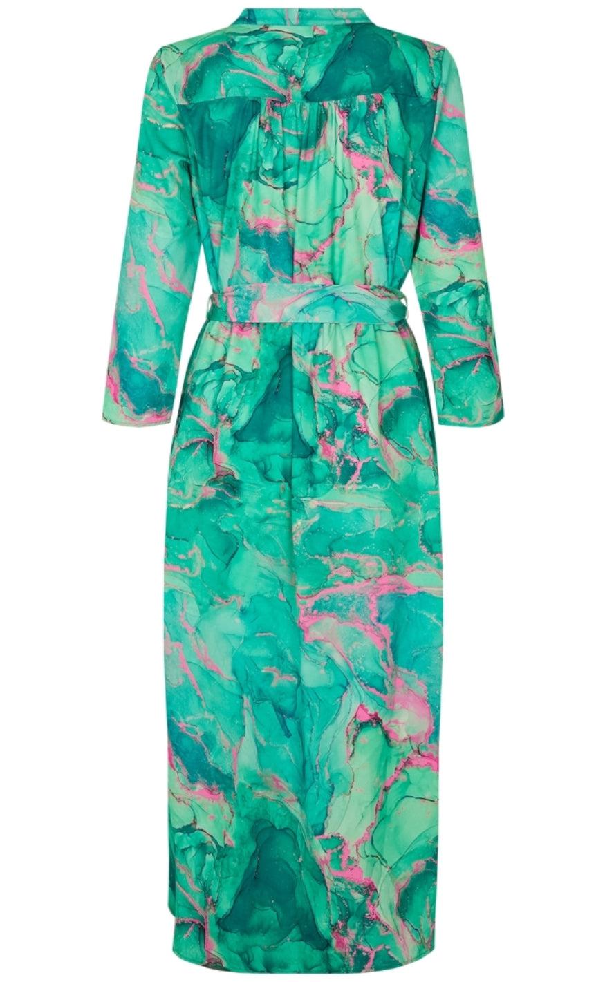 Lollys Laundry Maxi Kjole - Harper - Green