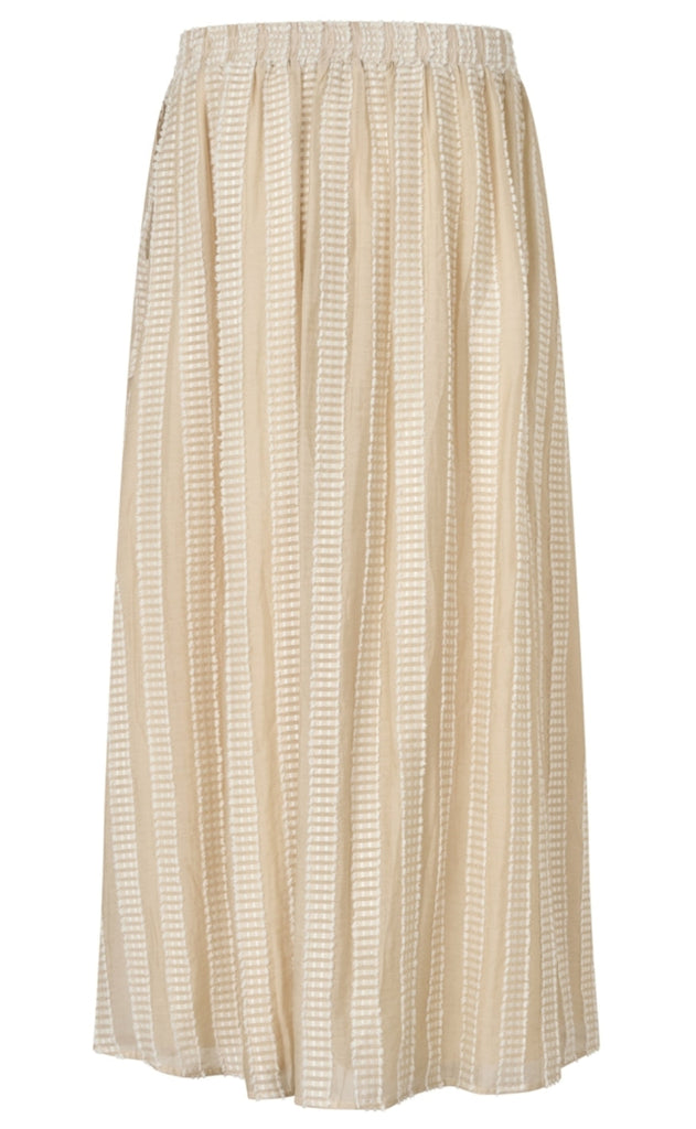 Lollys Laundry Nederdel - Akane Maxi - Creme