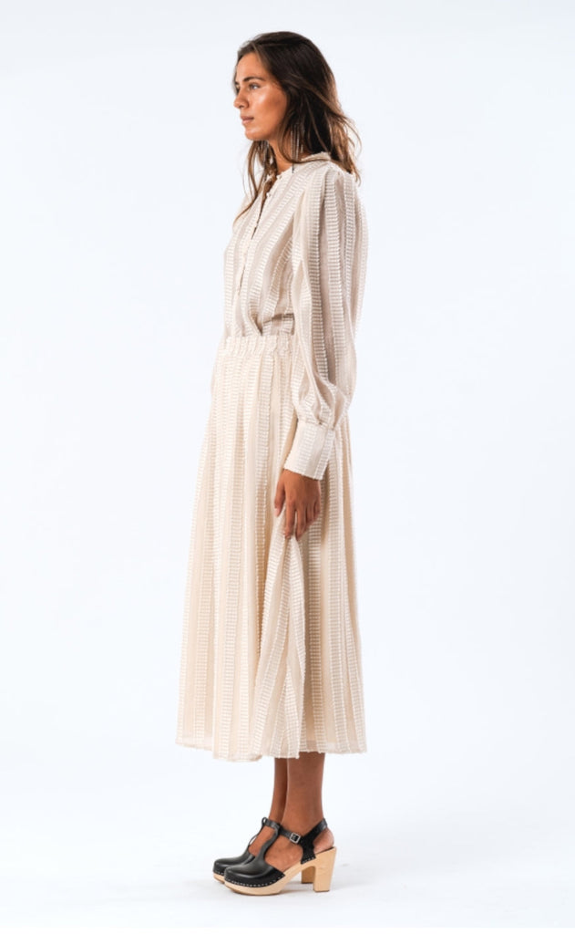 Lollys Laundry Nederdel - Akane Maxi - Creme