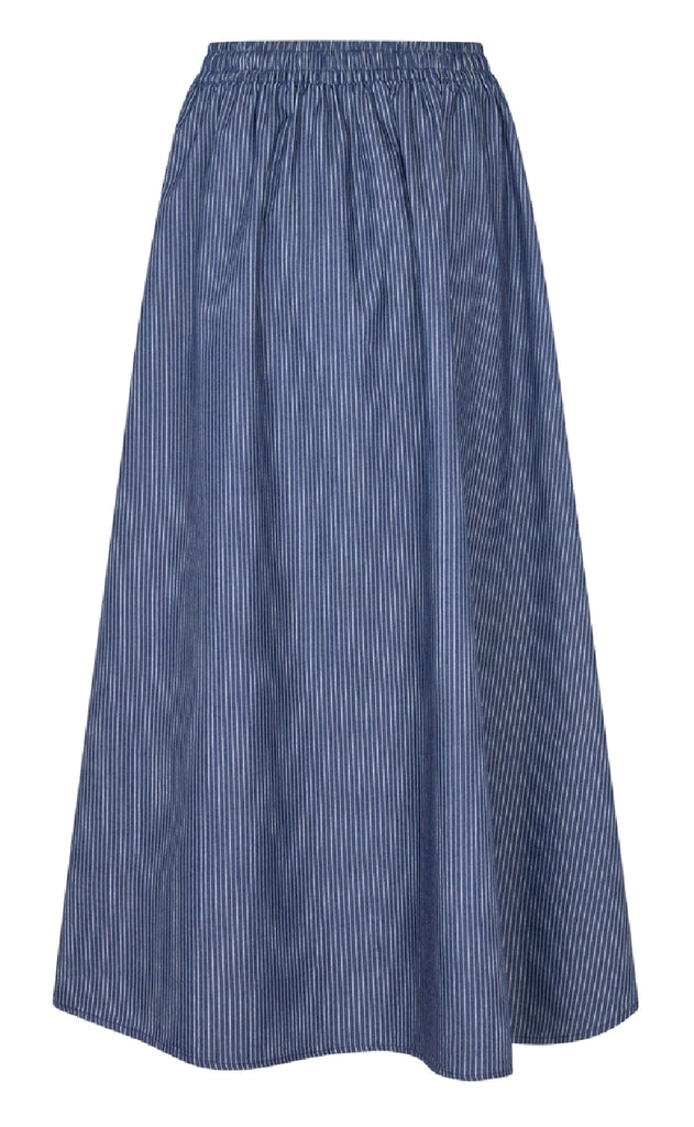 Lollys Laundry Nederdel - Akane Maxi - Dark Blue