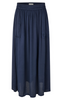 Lollys Laundry Nederdel - Akane Maxi - Dark Blue