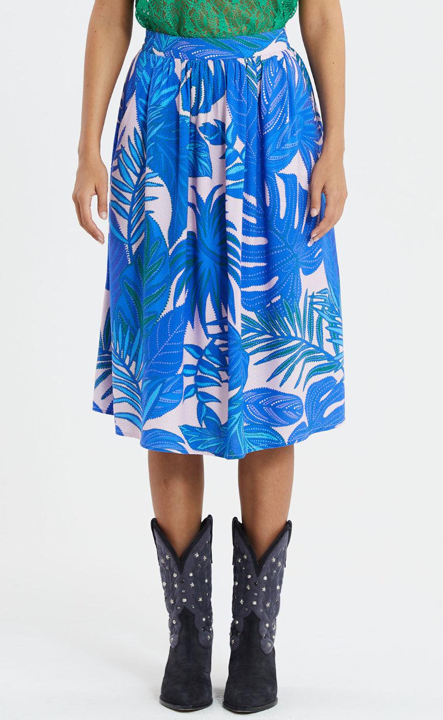 Lollys Laundry Nederdel - Ella - Blue