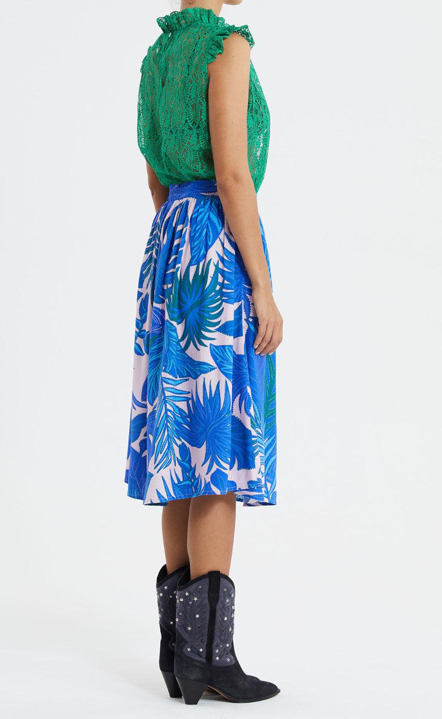 Lollys Laundry Nederdel - Ella - Blue