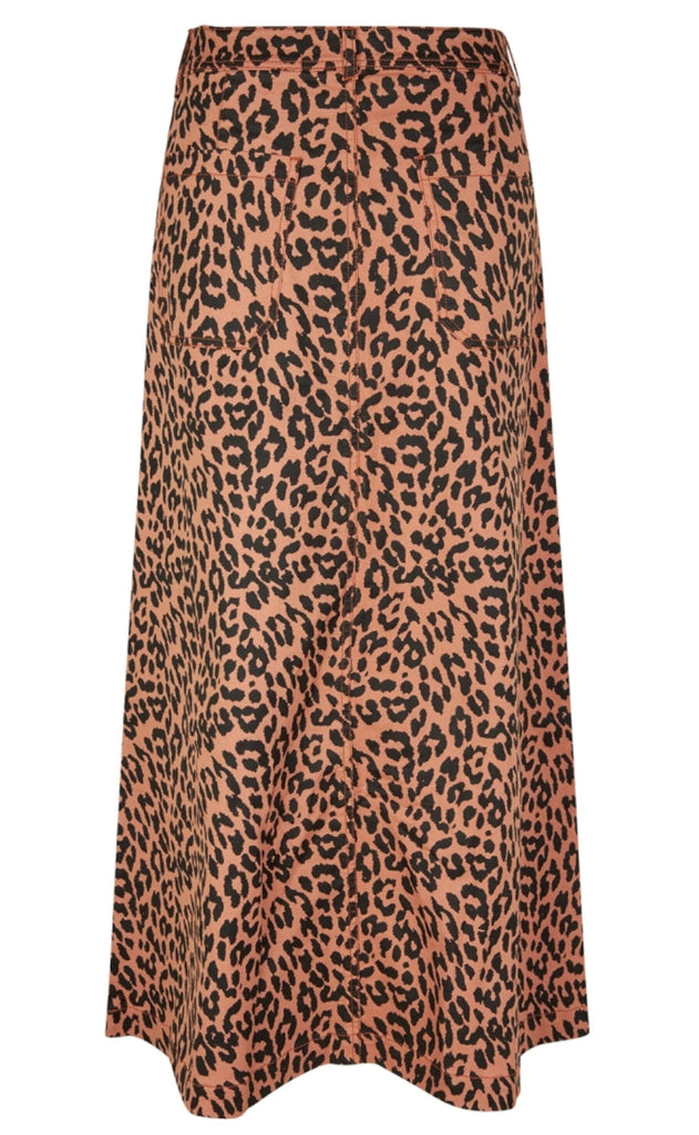 Lollys Laundry Nederdel - Luna - Leopard Print