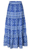 Lollys Laundry Nederdel - Sunset - Blue