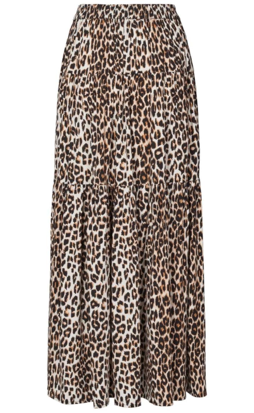 Lollys Laundry Nederdel - Sunset - Leopard Print