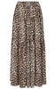 Lollys Laundry Nederdel  - Sunset - Leopard Print