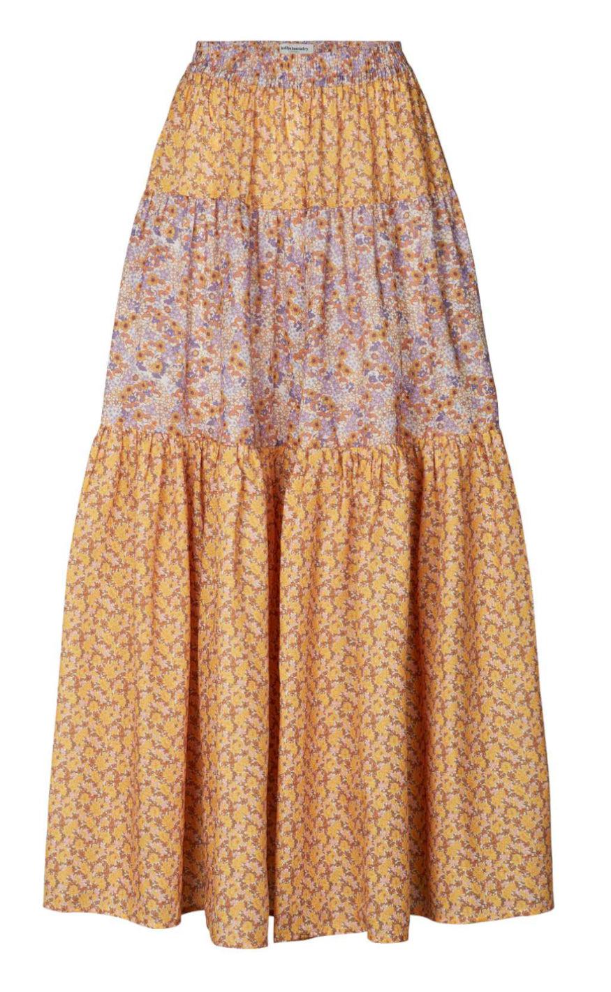 Lollys Laundry Nederdel - Sunset - Multi
