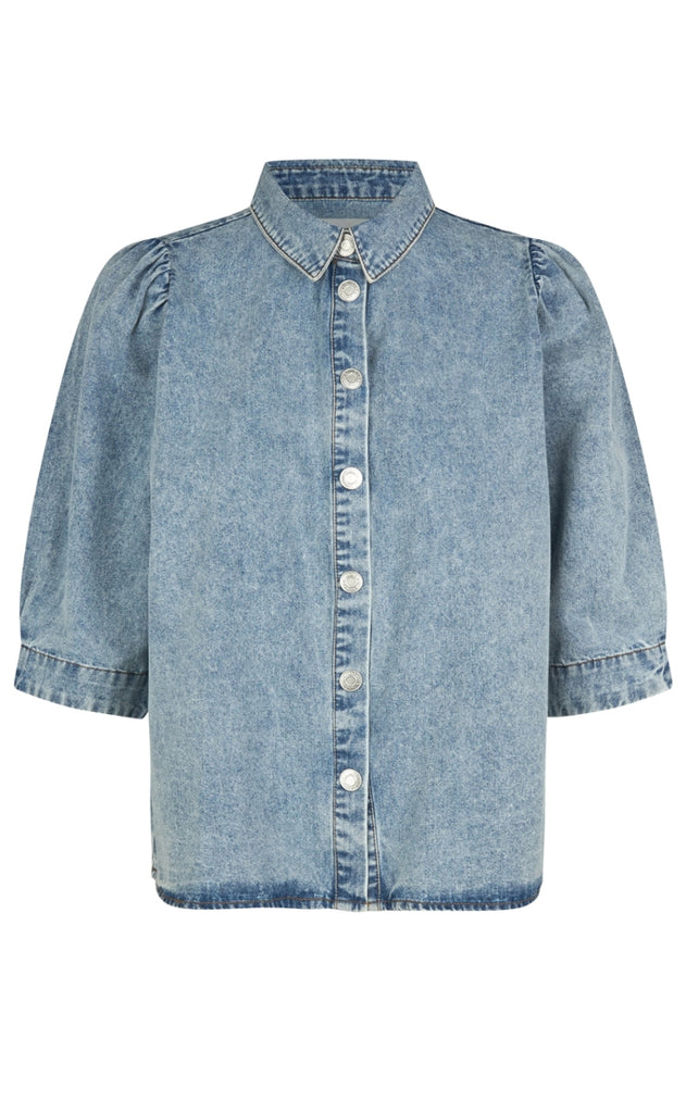 Lollys Laundry Skjorte - Bono - Washed Denim