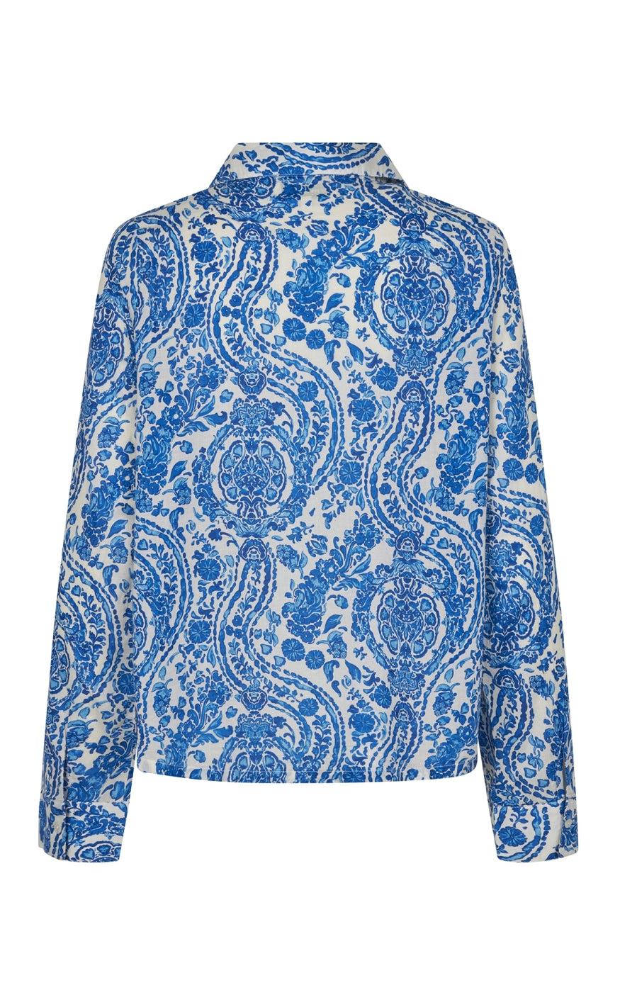 Lollys Laundry Skjorte - Chloe - Blue