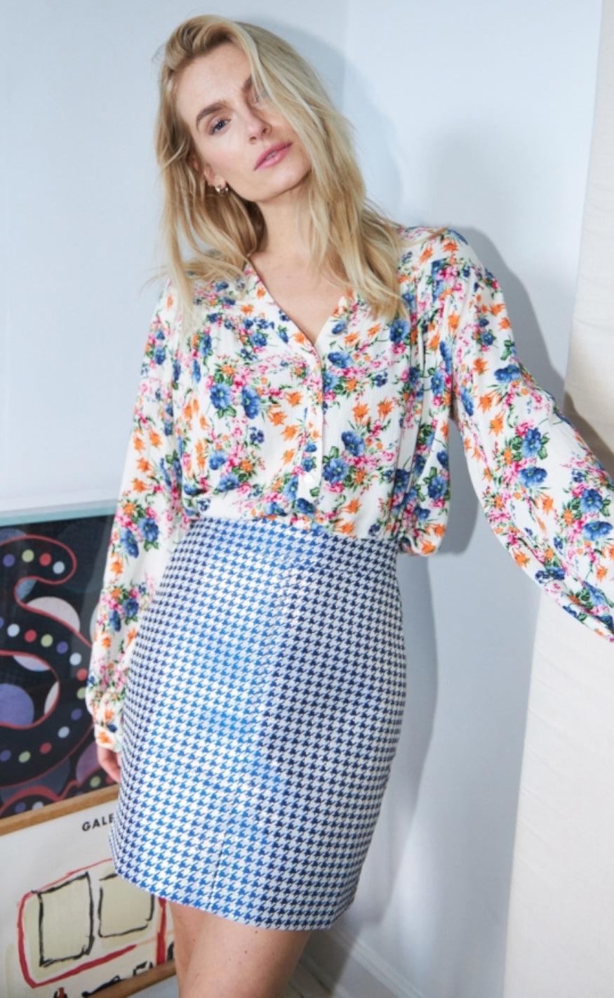 Lollys Laundry Skjorte - Elif - Flower Print
