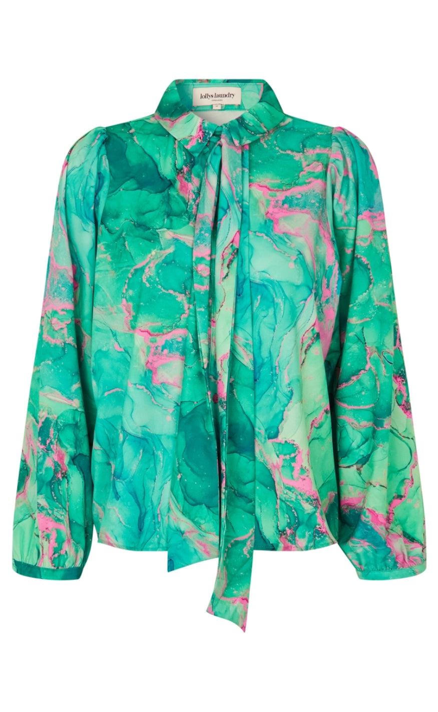Lollys Laundry Skjorte - Ellie - Green