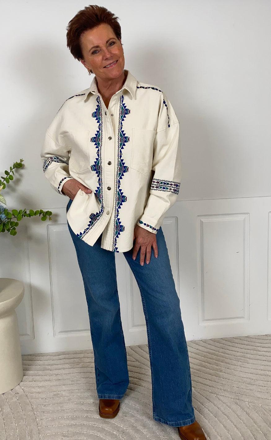 Lollys Laundry Skjorte - Veida - Creme