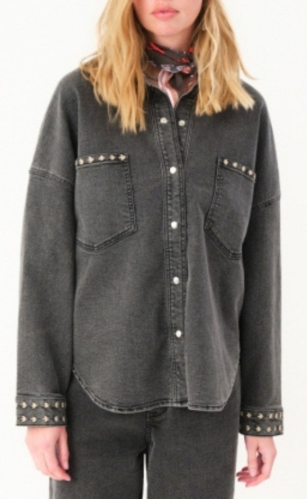 Lollys Laundry Skjorte - Veida LL - Washed Black