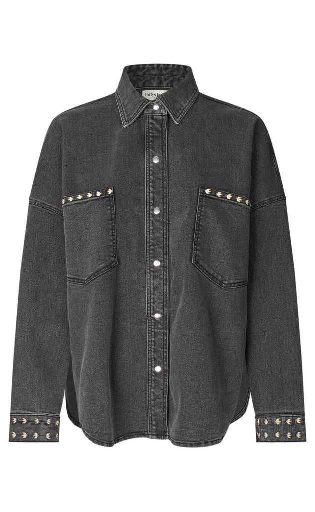 Lollys Laundry Skjorte - Veida LL - Washed Black