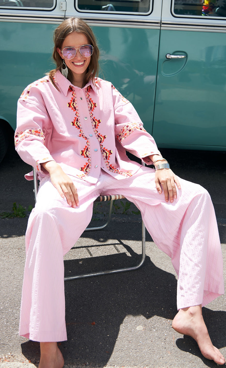 Lollys Laundry Skjorte - Veida - Pink