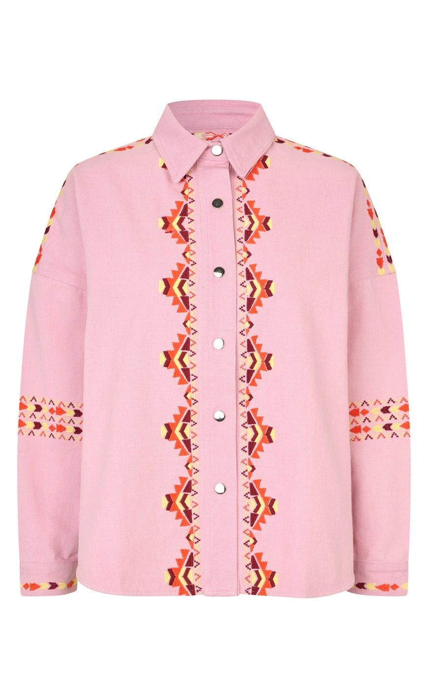 Lollys Laundry Skjorte - Veida - Pink