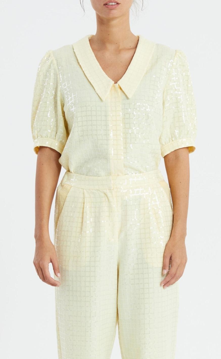 Lollys Laundry Skjorte - Zelda - Yellow