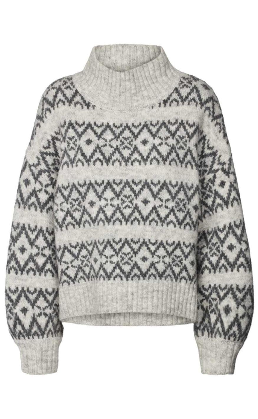 Lollys Laundry Strik - Mille - Light Grey