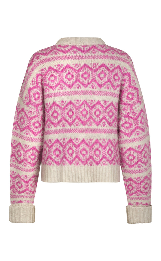 Lollys Laundry Sweater - Lottie Jumper - Neon Pink