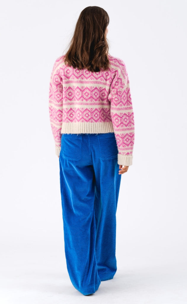 Lollys Laundry Sweater - Lottie Jumper - Neon Pink