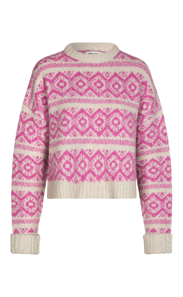 Lollys Laundry Sweater - Lottie Jumper - Neon Pink