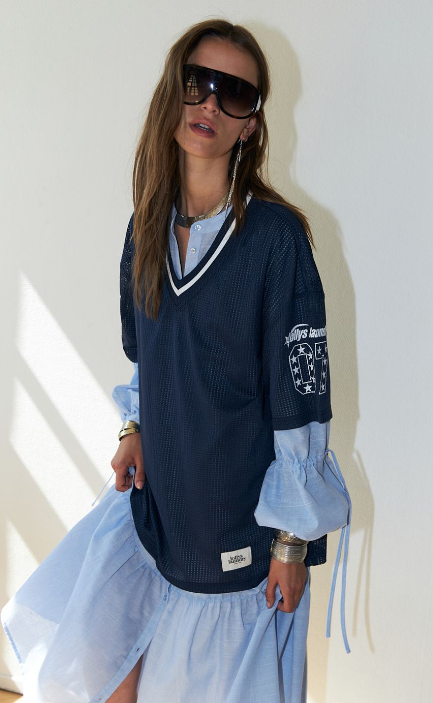 Lollys Laundry T-shirt - Kamilla Sports - Dark Blue