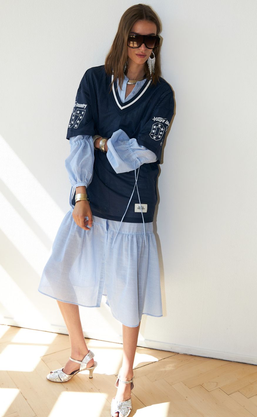 Lollys Laundry T-shirt - Kamilla Sports - Dark Blue