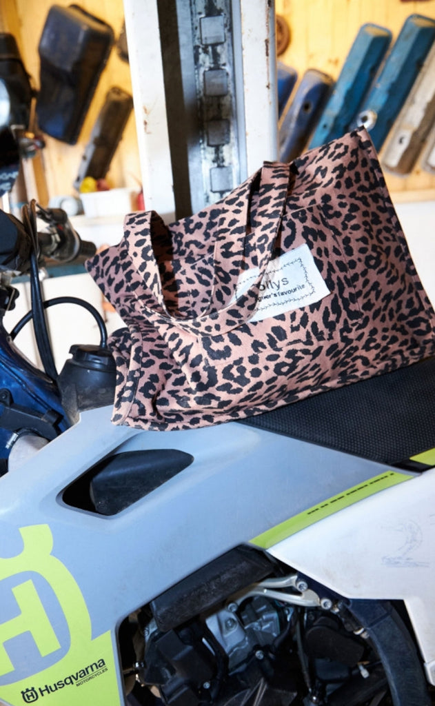 Lollys Laundry Taske - Hydra Shopper Bag - Leopard Print