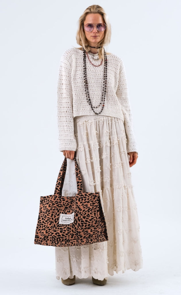 Lollys Laundry Taske - Hydra Shopper Bag - Leopard Print