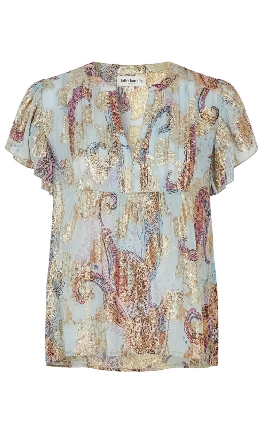 Lollys Laundry Top - Isabel - Light Blue